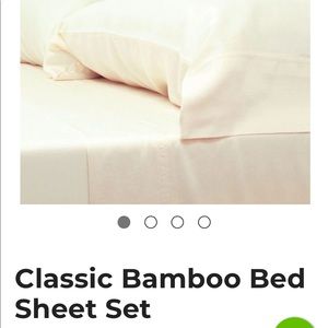 Cariloha Bamboo Sheet Set- Queen Fitted and Flat Sheet